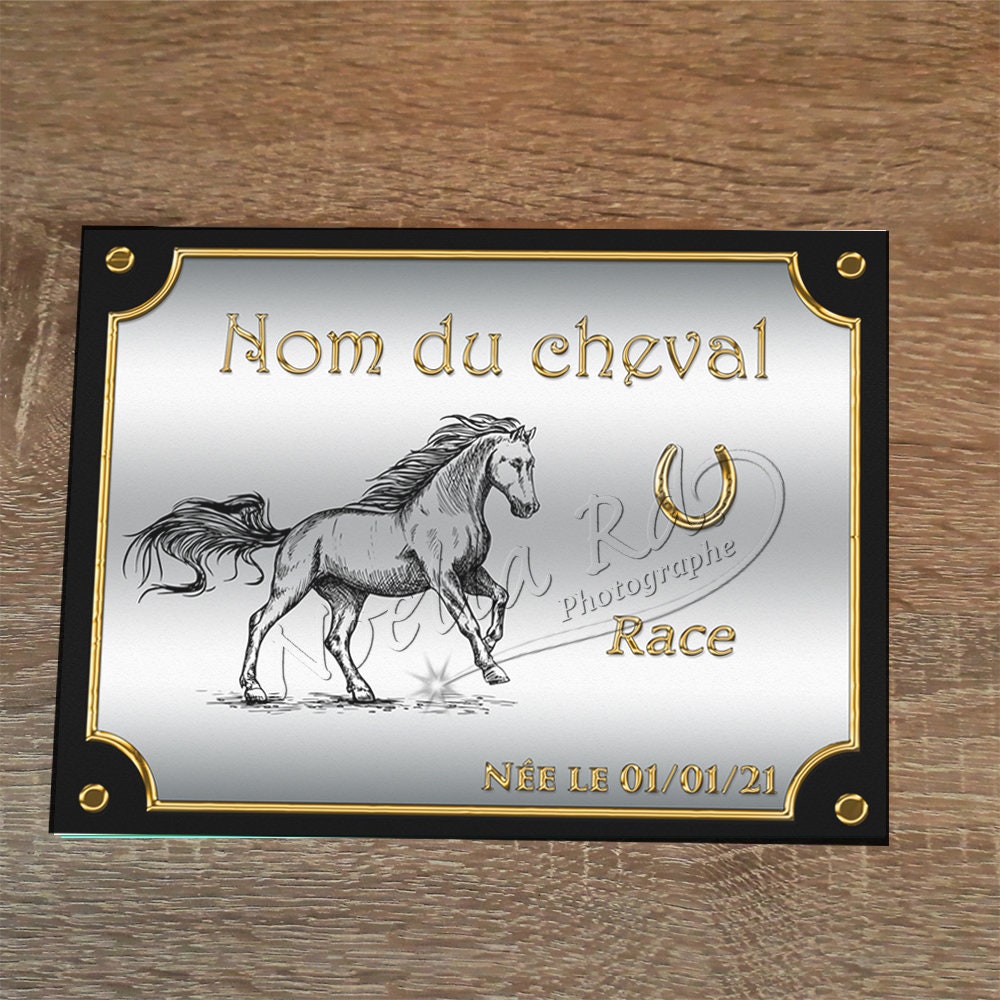 Plaque de box cheval, chevaux, poney , personnalisable Etsy France — free download