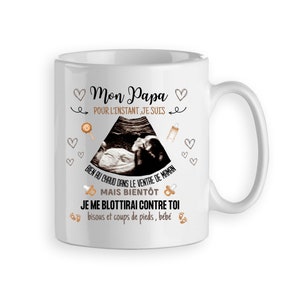 Tazza regalo per papà - personalizzata per papà - annuncia una gravidanza - regalo per la festa del papà, compleanno Natale