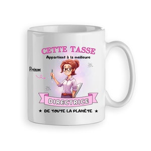 Mug Gift cup for best director on the planet - personalized teacher humor gift first name man woman