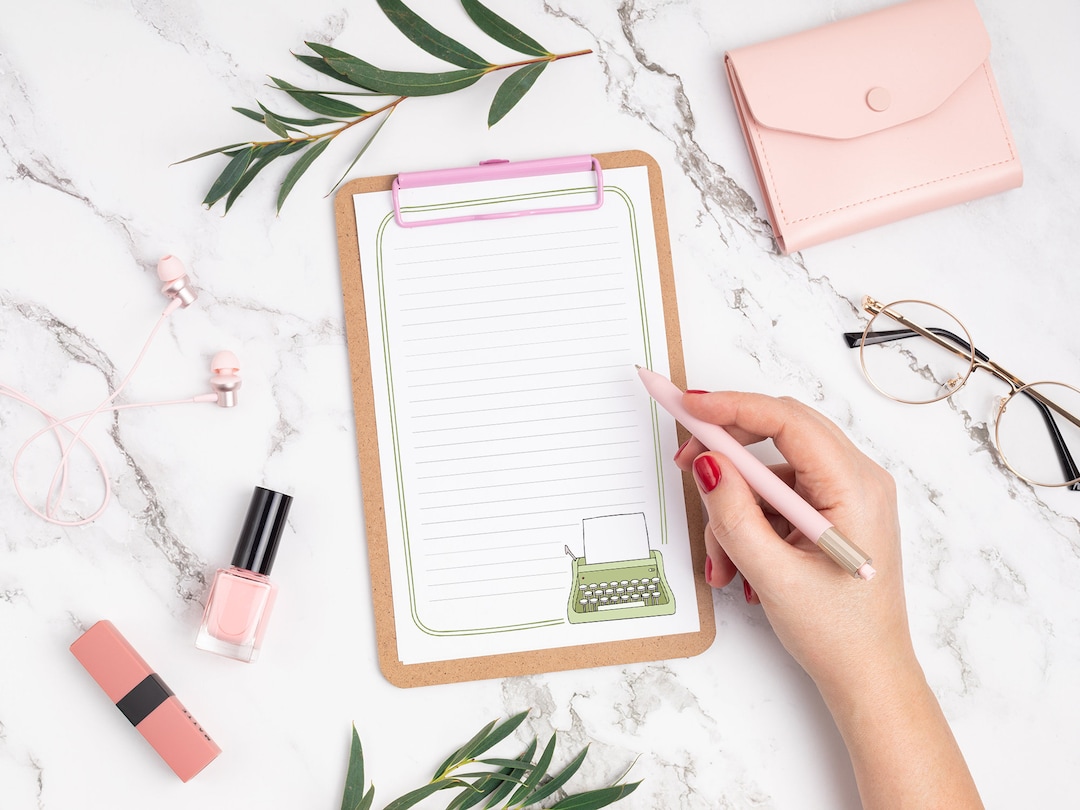 PRINTABLE Typewriter Writing Paper | Retro Writing Paper | Printable ...