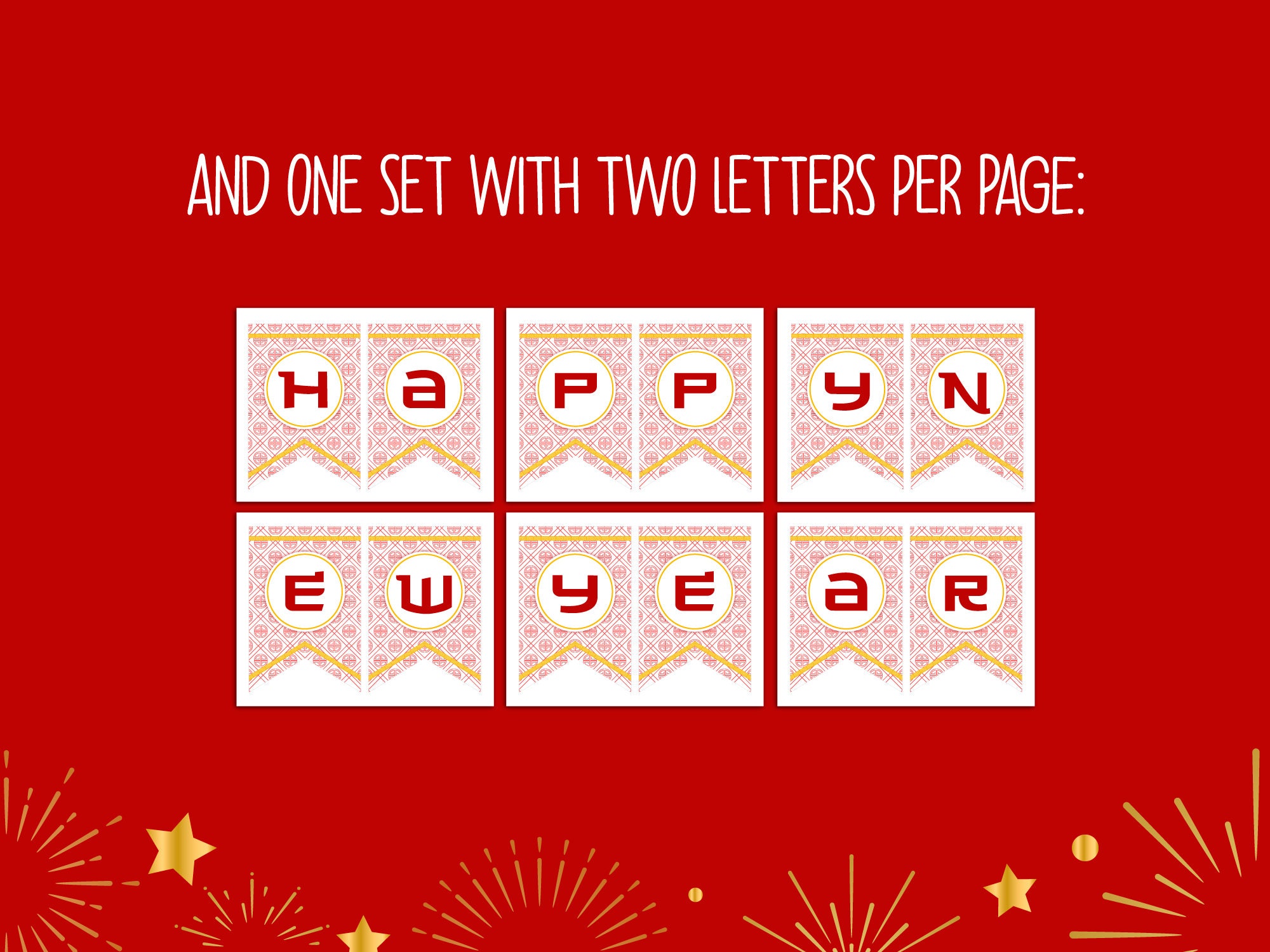 printable chinese new year banner | printable happy chinese new