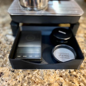 Decent DE1XL compatible storage tray for espresso related accessories