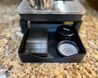 Bandeja de almacenamiento adecuada compatible con DE1XL para accesorios relacionados con el espresso