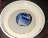 Rare Hand gathered Christensen agate blue swirl marble
