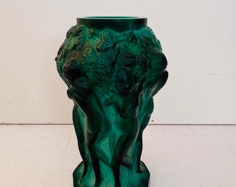 Jarrón Pequeño Art Nouveau Malaquita - Desna