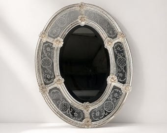 Antique Venetian Glass Mirror