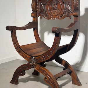 Italian savonarola chair - Etsy 日本