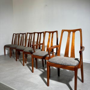 Set of six “Nathan” dining chairs