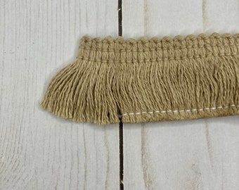 Trim 2 inch Brush Fringe 50 yards roll Suitable for upholstery drapery crafts costumes