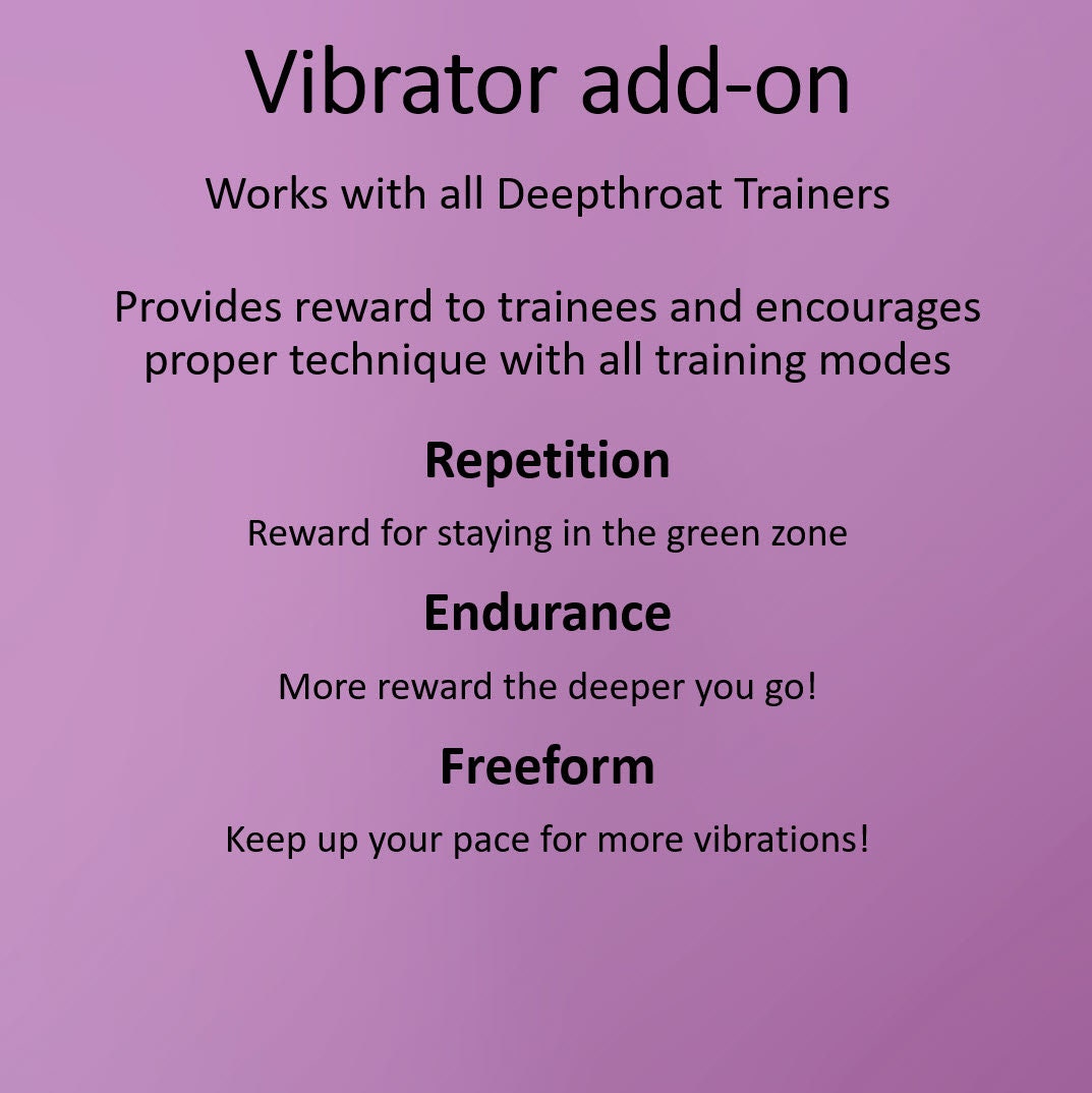 Vibrator Add On For Deepthroat Trainer Bdsm Training Sex Toy Etsy Uk