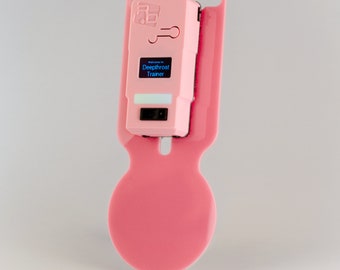 Deep Throat Trainer Pink Edition - WLAN Sexspielzeug. BDSM Sissy Trainingsspielzeug. Perfekt fürs Blablaing. Ausgereift!