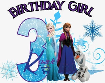 Download Frozen Birthday Svg Etsy