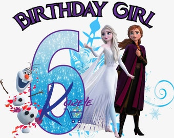 Frozen Birthday Svg Etsy
