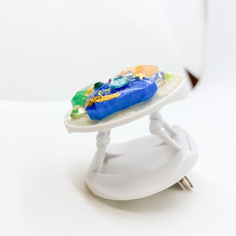 Resin Stone /& Crystal Phone GripStand