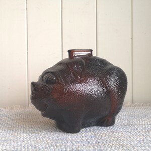 Japanese Fishing Float Glass Piggy Bank Vintage Coin Bank Ocean Decor Nautical Decor, Glass Bank Japanese Glass Float