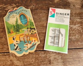 Vintage Sewing Needle Booklets