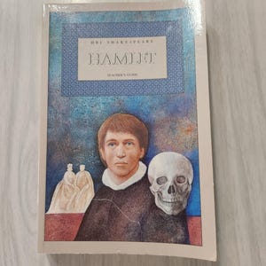 Libro de bolsillo vintage de 1988 de HBJ Shakespeare&#39;s Hamlet Teacher&#39;s Guide