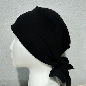 NURSE STRETCH SCRUB Cap Solid colors Chemo Hat Surgical Cap Jersey Stretch Cap Cotton Spandex Scrub Cap Surgery Hat Nursing Head Cover