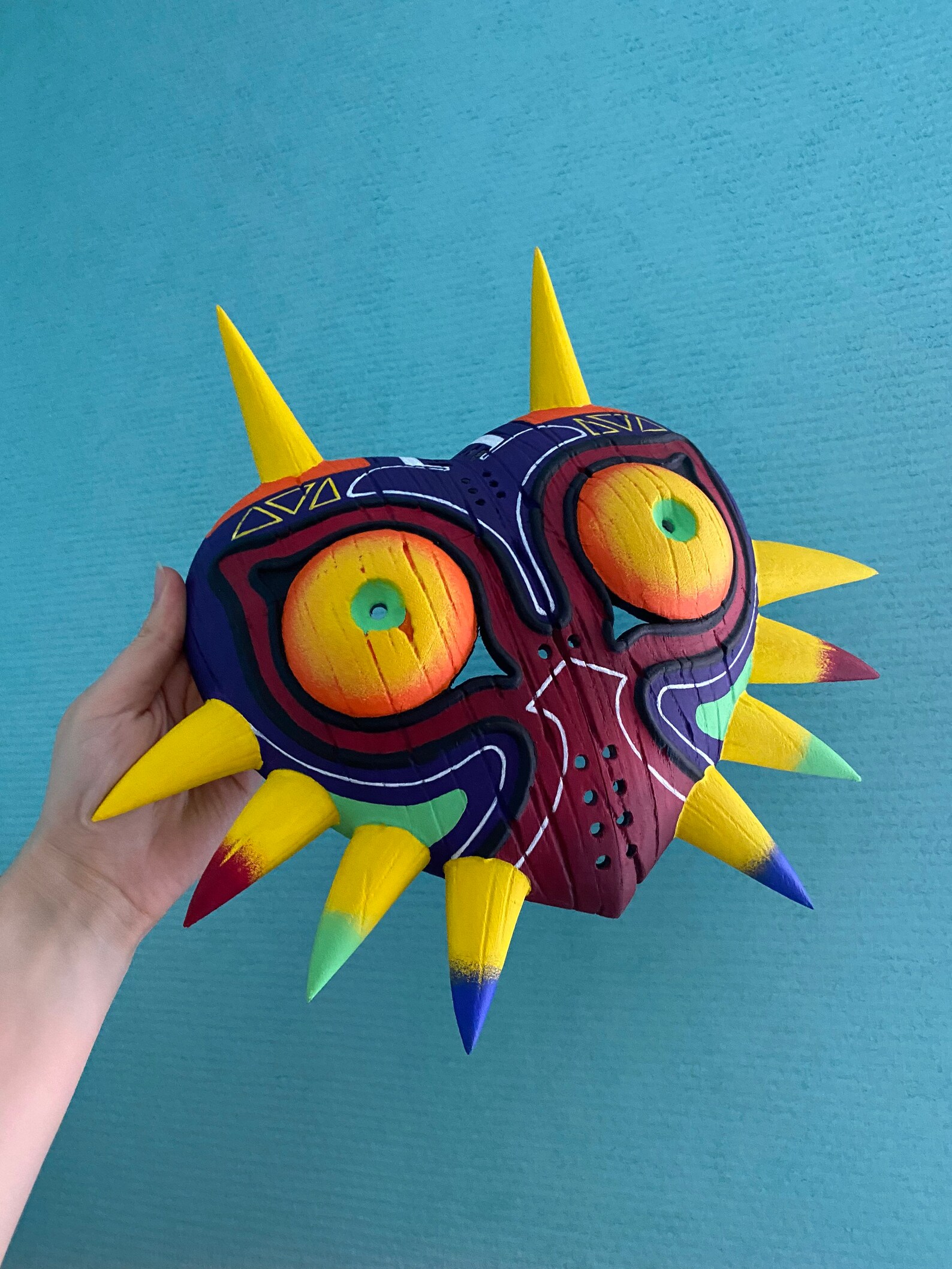 Classic Majora Mask Legend of Zelda cosplay Majora Wooden Etsy