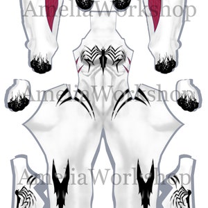Spider Gwen | Gwenom | Gwen Stacy | Spider Woman | Cosplay | Pattern | Suit | Digital | File for download | Visual Art