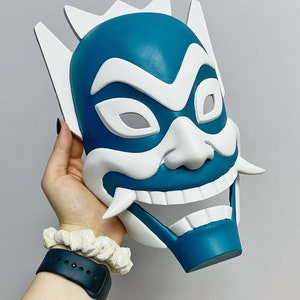 Blue Spirit Mask | Avatar cosplay | Prince Zuko's Mask | Mask replica | Mask costume | Hand painted | Skull kid mask