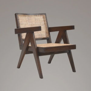 Chandigarh Easy Chair Antique Finish