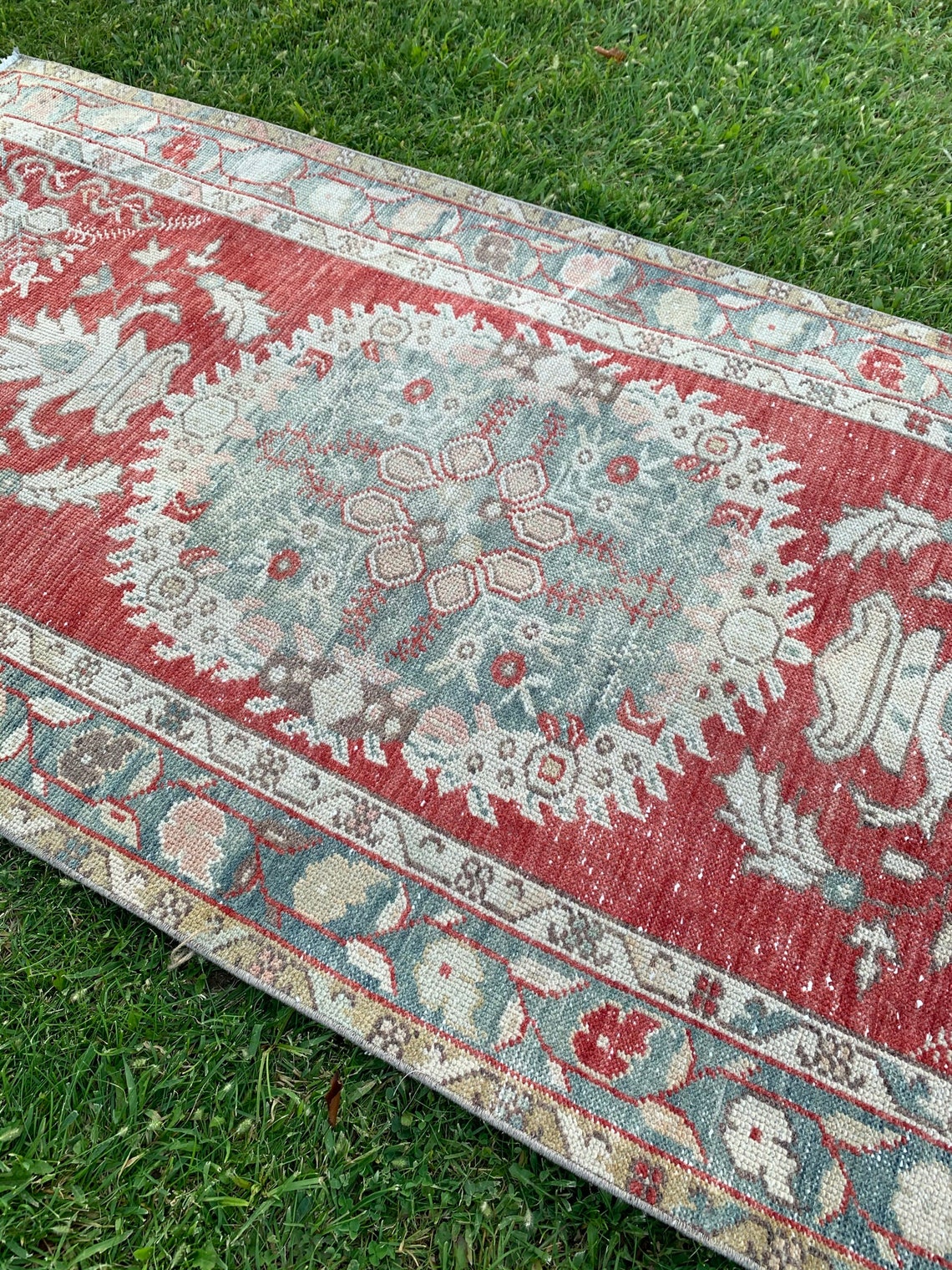 Runner Rug Coral Color Runner Rug Turkish Runner Rugs Etsy