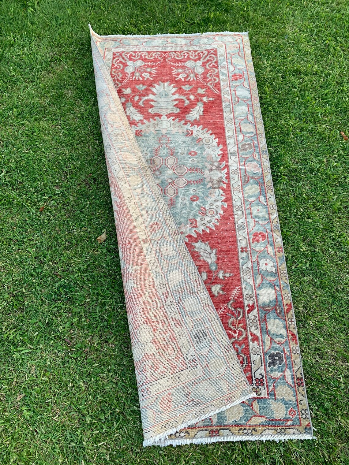 Runner Rug Coral Color Runner Rug Turkish Runner Rugs Etsy
