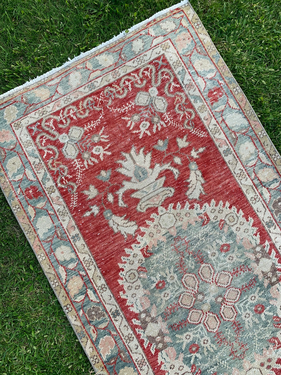Runner Rug Coral Color Runner Rug Turkish Runner Rugs Etsy