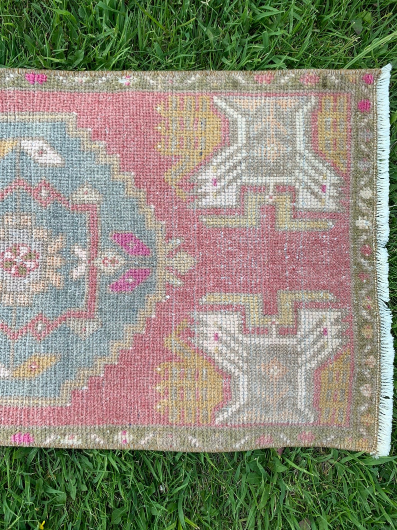Wool Front Door Rugs Distressed Low Pile Rug Small Rug Bohemian Rug Decorative Rug,1/'5/'/'x3/'/'ft Bath Mat Anatolian Rug Door Mat