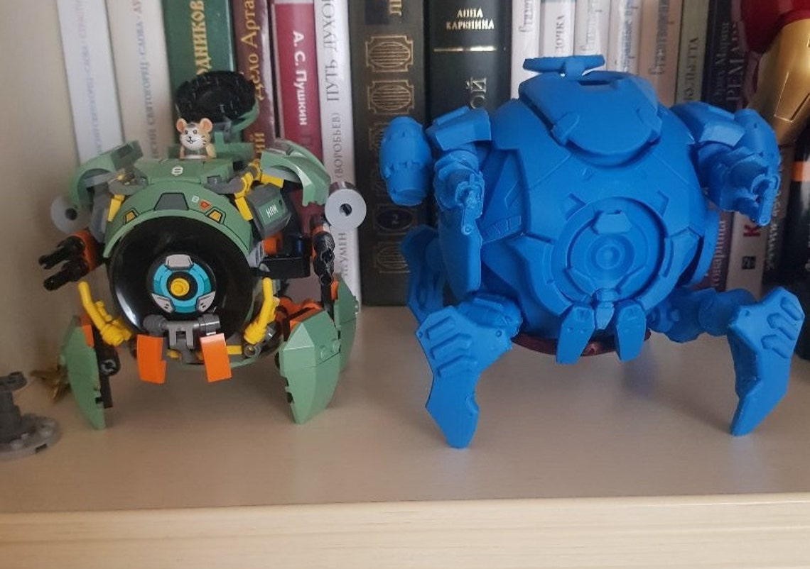 Wrecking Ball 3D model for 3D print Overwatch Figurine Etsy