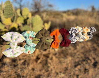 Alligator Clip Bows for little girls holiday bows matching homemade