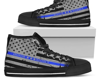 thin blue line converse