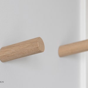 Wall hooks oak |  Coat hooks wood |  Coat hooks