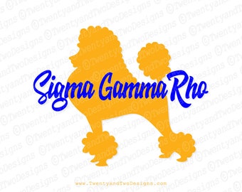 Sigma Gamma Rho Svg Etsy