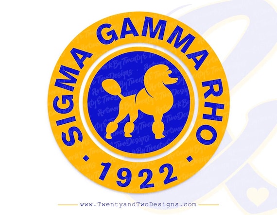 SGRho Svg Sigma Gamma Rho Svg, Rhoyal Svg SGRho Poodle Svg 1922 Svg SGRho Png SGRho Paraphernalia Rhoyalty Svg Pretty Poodle Svg