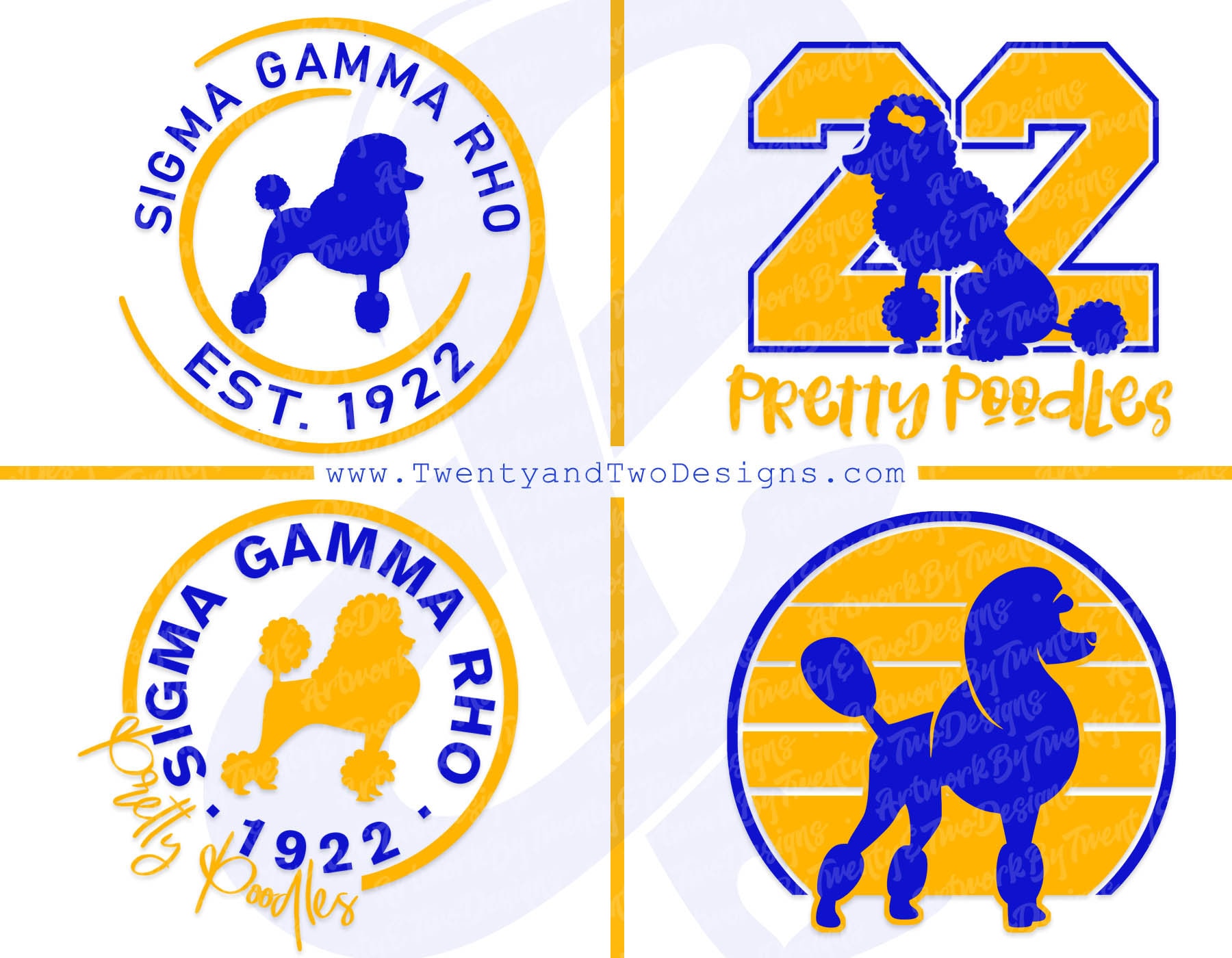 SGRho Svg Sigma Gamma Rho Svg, Rhoyal Svg SGRho Poodle Svg 1922 Svg SGRho Png SGRho Paraphernalia Rhoyalty Svg Pretty Poodle Svg
