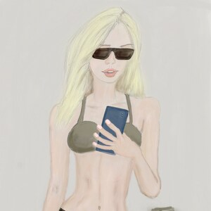 Summer Girl Selfie