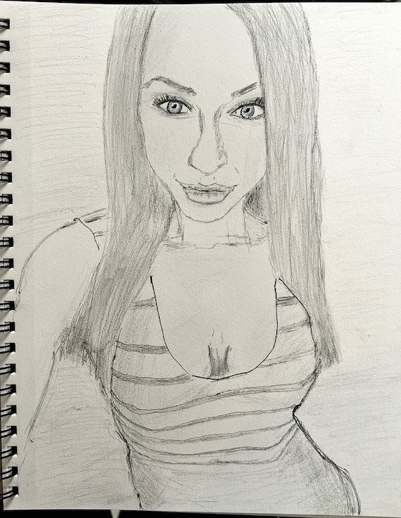 Super Cute Femme Fatale Drawing