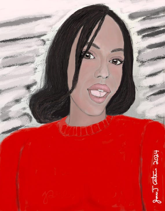Kerry Washington Drawing