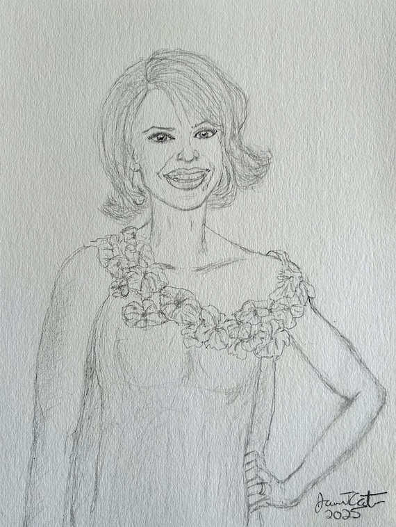 Megan Pencil Sketch 6