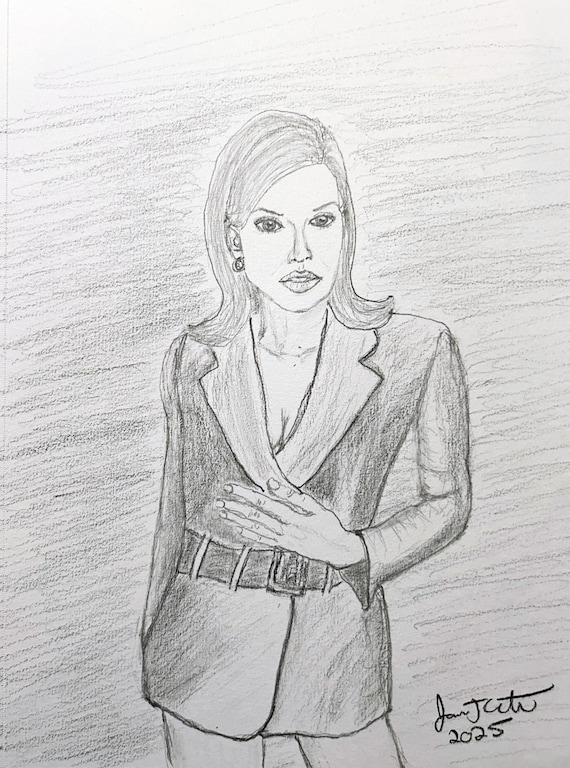 Megan Ward Sketch Print