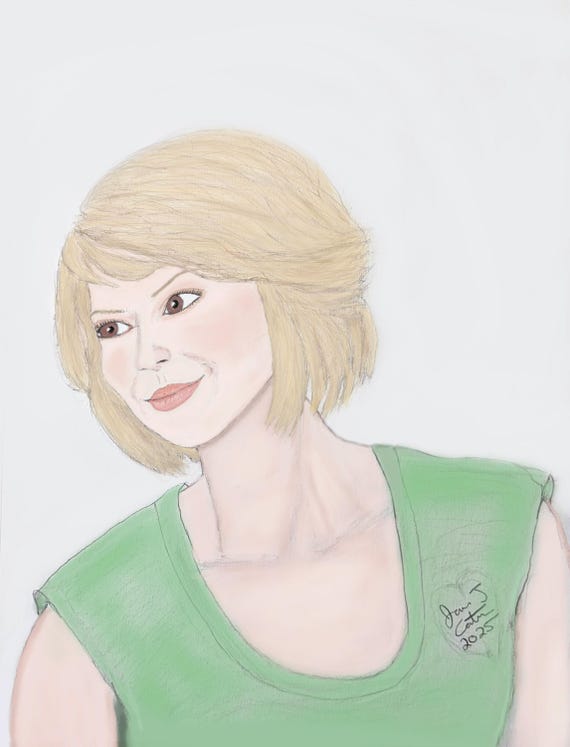 Megan Ward sketch 4 color