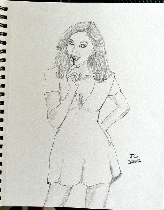Hailee Steinfeld, Lollipop, original sketch