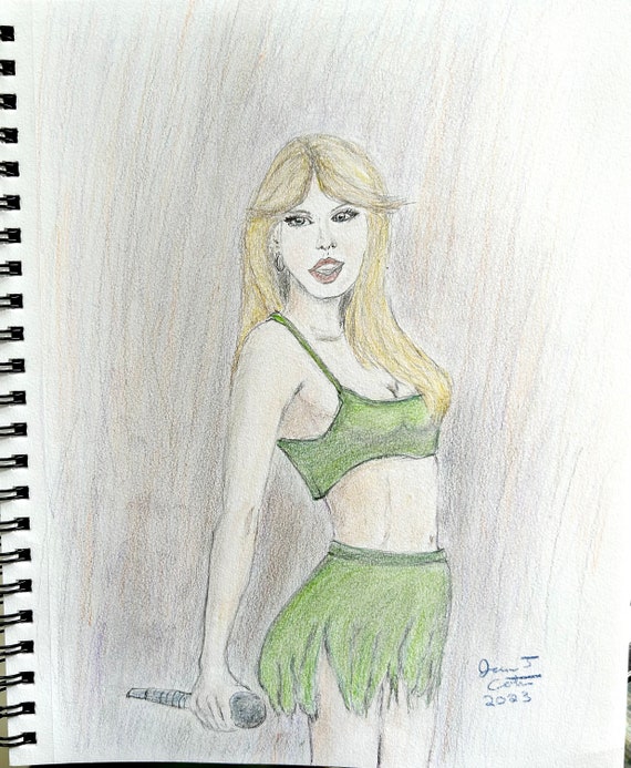 Taylor Swift Eras Rough Sketch