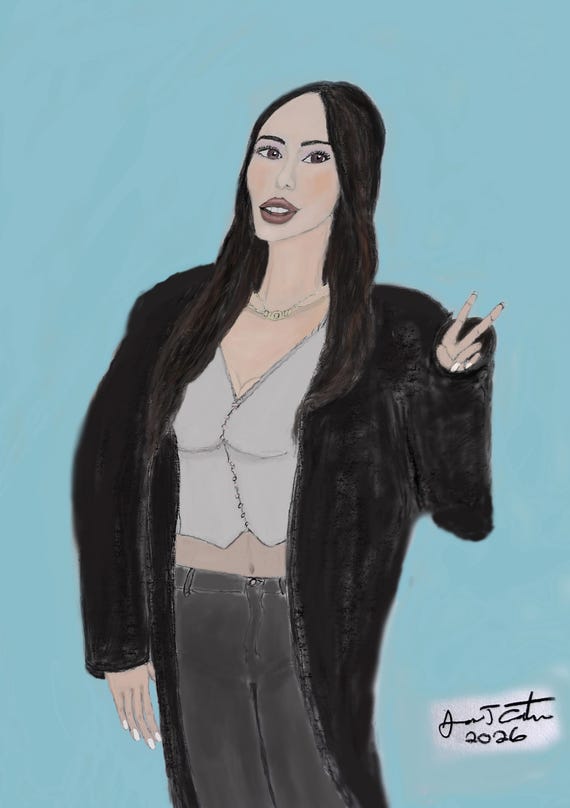 Madison Beer Drawing