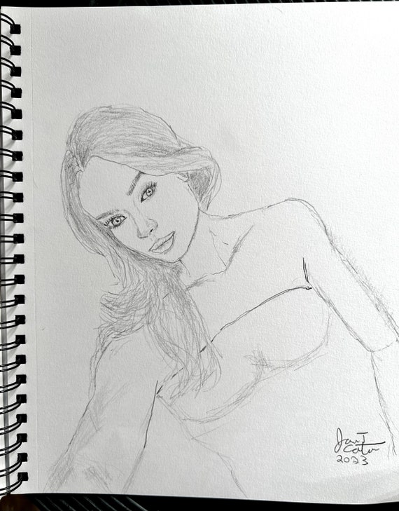 Hailee Steinfeld, original sketch