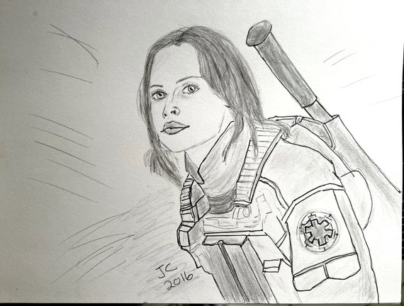 Jyn Erso Sketch