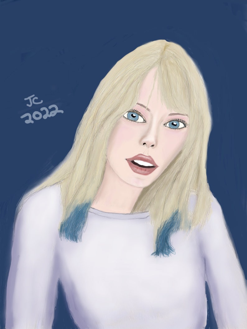 Taylor Swift Lover Drawing Etsy