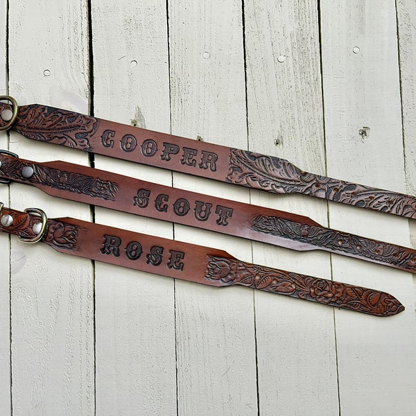 Western Dog Collar Etsy